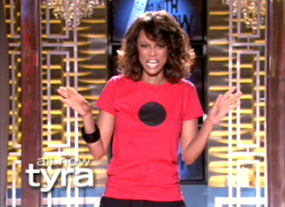 Illustration for article titled Tyra Unveils Real Hair; Interviews Evil Leprechaun